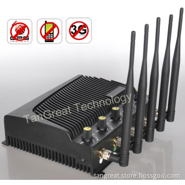 Adjustable Output Power Signal Jammer with Five Bands TG-5CA